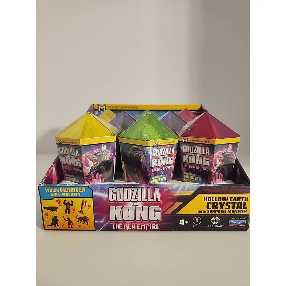 1 Godzilla X Kong: The New Empire Hollow Earth Crystal Monster Random Color Set